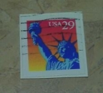 Sellos de America - Estados Unidos -  Estatua de la libertad 