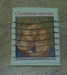 Stamps United States -  Navidad 1991