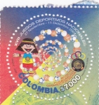 Stamps Colombia -  XVIII Juegos deportivos nacionales