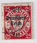Stamps Germany -  corona y cruz