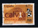 Sellos de Europa - Espa�a -  Edifil  4070  XXXVI Olimpiada de Ajedrez. Calviá ¨2004.  