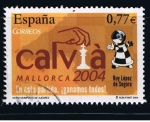 Stamps Spain -  Edifil  4070  XXXVI Olimpiada de Ajedrez. Calviá ¨2004.  