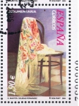 Stamps Spain -  Edifil  4076 Indumentaria. El mantón.  