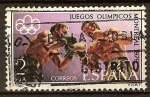 Stamps Spain -  Juegos Olimpicos de Montreal 1976 (boxeo).