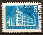Stamps : Europe : Romania :  Sello de portes debidos.