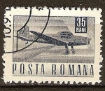 Stamps : Europe : Romania :  Transp. y telecomu.-Avion acrobatico Zlin Z-226(p).