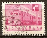 Stamps Romania -  Transp. y telecomu.-Tren eléctrico (p).