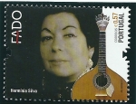 Stamps : Europe : Portugal :  El Fado,ilustres del fado(Herminia Silva)