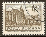 Stamps Romania -   Castillo de Hunedoara .