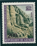 Sellos del Mundo : Africa : Guinea : Monumentos de Nubia (Egipto)