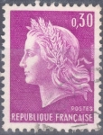 Sellos de Europa - Francia -  FRANCIA SCOTT 1198 MARIANNE POR CHEFFER. $0.2