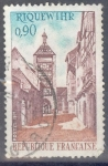 Sellos de Europa - Francia -  FRANCIA SCOTT 1312 TORRE Y CALLE DE RIQUEWIHR. $0.2