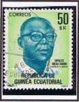 Stamps : Africa : Equatorial_Guinea :  Scott  42  martires de la independencia (Hipolito Micha Eworo)
