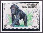 Stamps : Africa : Equatorial_Guinea :  Scott  59 Gorila