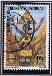 Stamps : Africa : Equatorial_Guinea :  Scott  99  Cacha Bubi Bisila