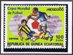 Stamps : Africa : Equatorial_Guinea :  Scott  102  Copa mundial de futbol