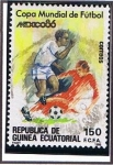 Stamps : Africa : Equatorial_Guinea :  Scott  103  Copa mundial de futbol