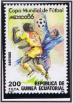 Stamps : Africa : Equatorial_Guinea :  Scott  104  Copa mundial de futbol