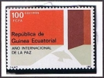 Stamps : Africa : Equatorial_Guinea :  Scott  112  Año de la paz