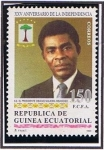 Stamps Equatorial Guinea -  Scott  188  Pres. Obiang Nguerma