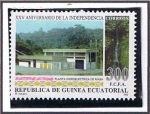 Stamps : Africa : Equatorial_Guinea :  Scott  190  Planta Hidroelectrica de Riaba