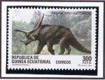 Sellos de Africa - Guinea Ecuatorial -  Scott  198  Chasmosaurus