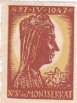 Stamps : Europe : Spain :  Nª Sª DE MONTSERRAT PATRONA DE CATALVÑA