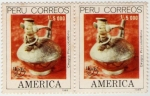Stamps : America : Peru :  Cirugía precolombina