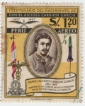 Stamps : America : Peru :  DANIEL A. CARRION