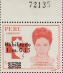 Stamps Peru -  CRUZ ROJA PERUANA