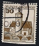 Stamps Germany -  Castillo de Ludwigstein
