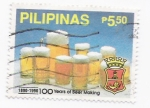 Stamps Philippines -  100 años de la cervesa