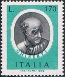 Stamps : Europe : Italy :  PERSONAJES ITALIANOS. LORENZO GHIBERTI, ESCULTOR. ORFEBRE Y ARQUITECTO. Y&T Nº 1281