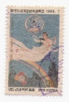 Stamps North Korea -  festival de los estudiantes