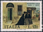 Stamps Italy -  150º ANIV. DEL NACIMIENTO DEL PINTOR SILVESTRO LEGA. Y&T Nº 1286