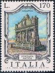 Stamps Italy -  FUENTES CÉLEBRES. FONTANA ANTICA, GALLIPOLI. Y&T Nº 1289