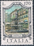 Stamps Italy -  FUENTES CÉLEBRES. FONTANA DEMADONNA VERONA. VERONA. Y&T Nº 1290