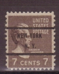 Stamps United States -  Andrew Jackson