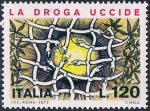 Stamps Italy -  CAMPAÑA CONTRA LA DROGA. Y&T Nº 1292