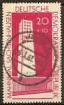 Stamps Germany -  Sachsenhausen-monumento(campo de concentración)DDR.