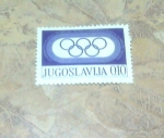 Sellos de Europa - Yugoslavia -  Aros olimpicos