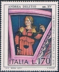 Stamps Italy -  ARTE ITALIANO. LAS JUSTICIA POR ANDREA DELITIO. Y&T Nº 1309