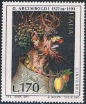 Stamps Italy -  ARTE ITALIANO. EL INVIERNO, POR G. ARCIMBOLDI. Y&T Nº 1310