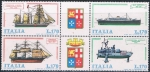 Sellos de Europa - Italia -  CONSTRUCCIONES NAVALES 1977. Y&T Nº 1311-14