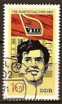Stamps Germany -  VIII.Congreso de la SED.(Tecnico)DDR.