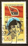 Stamps Germany -  VIII.Congreso de la SED.(Granjera)DDR.