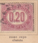 Stamps : Europe : Italy :  Segnatasses Edicion 1875