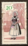 Stamps Germany -  Ttrajes de fiesta - sorabo (DDR).