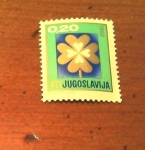 Stamps Yugoslavia -  Luky clover