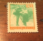 Stamps : Europe : Yugoslavia :  Postman service 